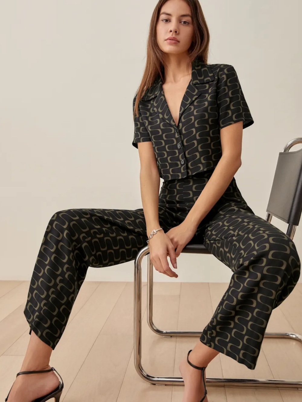 Reformation Noah Two Piece Pant Set Size 12